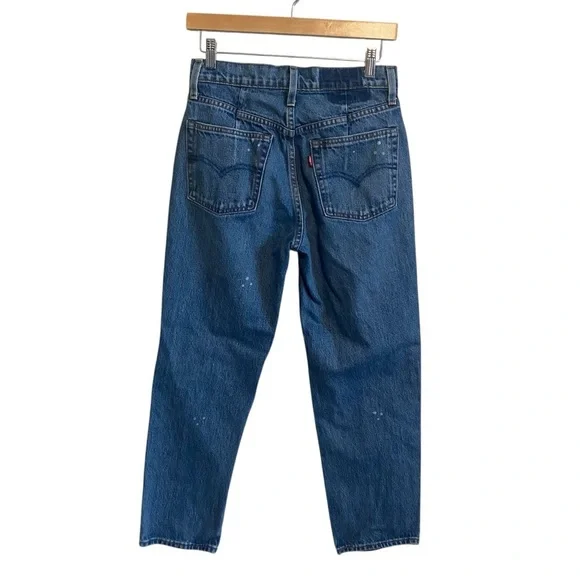 Levi's Altered Straight Mid Rise Button Fly Blue Jeans Size 27